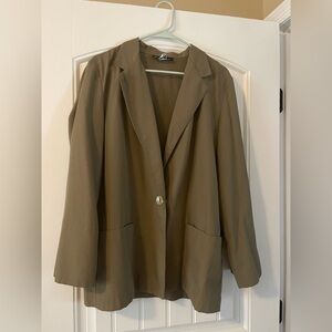 Classic Tan Women's Blazer size 12 or L
